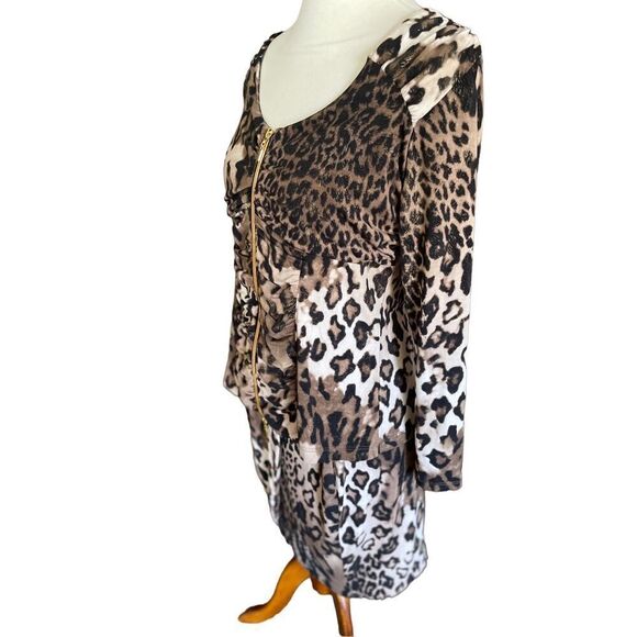 Chic Leopard Print Two-Piece Skirt Set | NWOT Size Medium - Picture 6 of 12